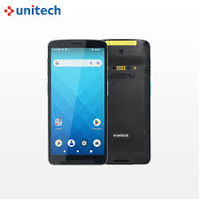 Unitech terminal EA660, Rugged Smartphone, Android 13,  2D, 5G & WLAN 6E, BT, NFC, GPS,  Camara 5MP/16MP con batería, hand strap, cable USB, adaptador de corriente