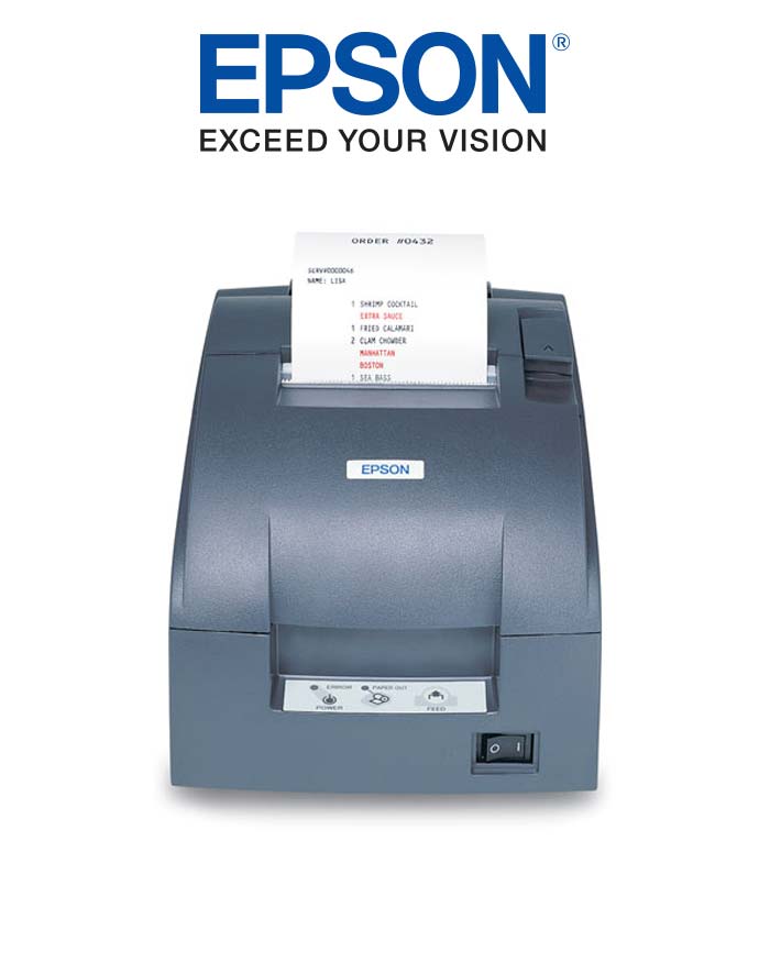 [C31C514767] Epson Impresora TMU220B, matriz, Ethernet, cortador, fuente, negra