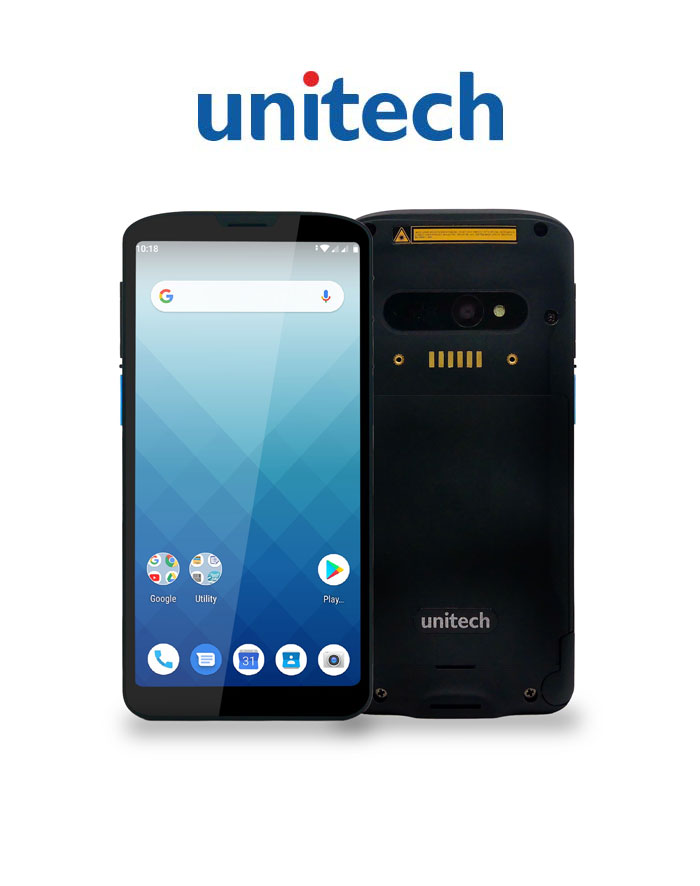 Unitech terminal EA630, OctaCore, 2D, Android 9, BT, WiFi, LTE, Camara, 4000 mAh, con handstrap