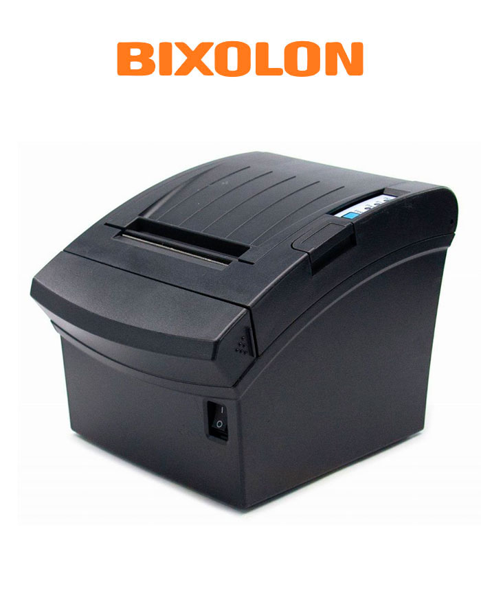 Bixolon impresora SRP-350III, negra, RS232 - USB, 250 mm / sec, auto cutter, con fuente de poder