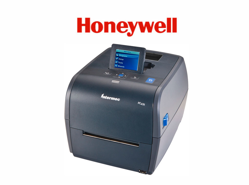 Honeywell impresora PC43 Transferencia térmica, Icono, fuente latina, 203DPI, Ethernet, Cable alimentación EU