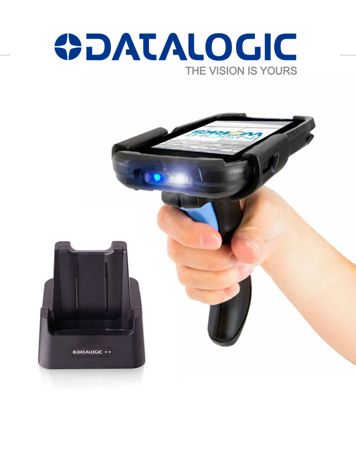 Datalogic Terminal Memor 11 Toque completo PDA, NA, solo Wi-Fi, 4GB/32GB, FFHE HP 2D Generador de imágenes con punto verde, Android v11  con GMS, negro; includes M11 944900002, Single SlotDock 94A150095, PowerSupply 94ACC0197, RubberBoot 94ACC0193, Attachable Scan Trigger Handle 94ACC0201