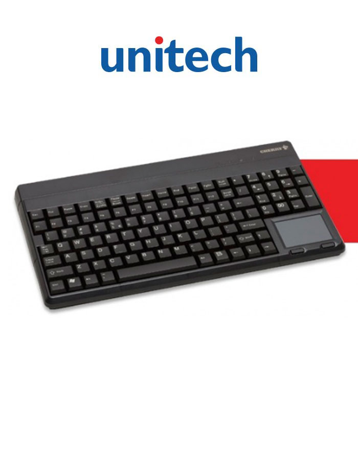 Black 14" USB keyboard touchpad/US Intl 106/IP54