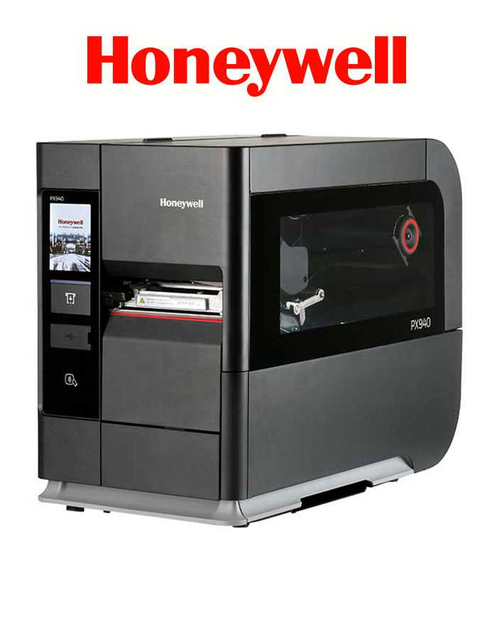 [PX940A00100000202] Honeywell Impresora de código de barras PX940, DT, TT, 203 DPI, pantalla de toque completa, Ethernet, USB, Serial, Bluetooth, Cable de poder