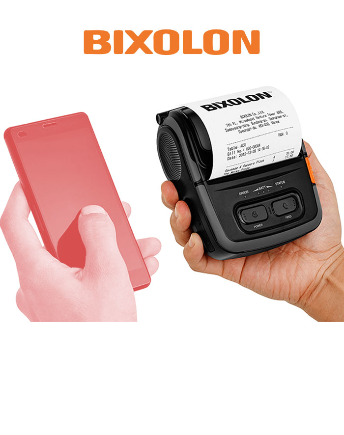 [SPP-R310WK5] Bixolon Impresora móvil SPP-R310,  negra, WLAN 802.11b/g/n, IP43, batería y fuente de poder