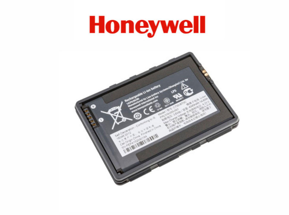 [318-055-067] Honeywell Paquete de baterías Gen 2 y XP para terminal CT40 , 4020mah, grado IP67. Para usar con configuraciones CT40P Y CT40 Gen 2