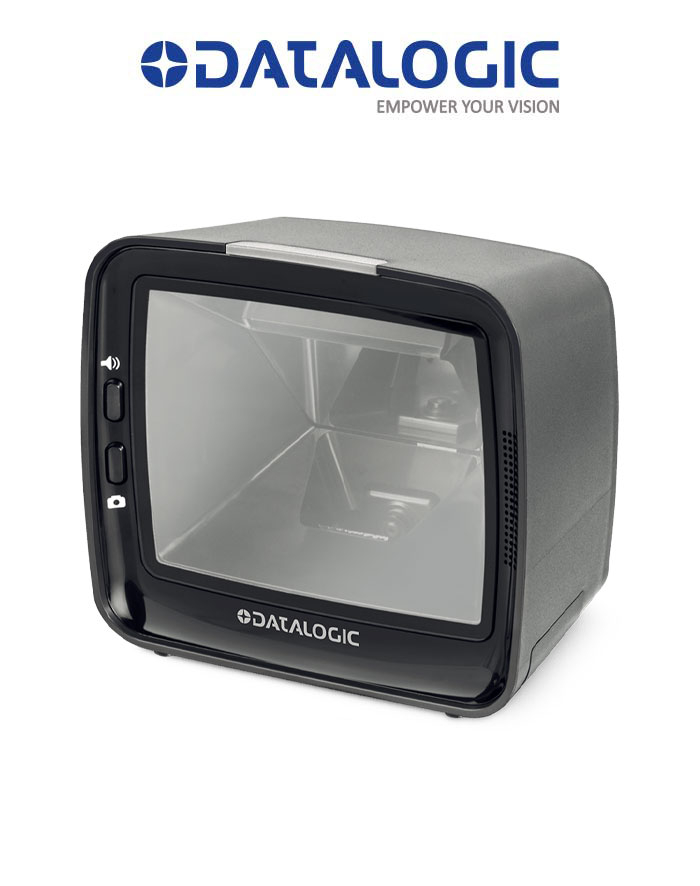 [M3410-010210-00604] Datalogic Escaner Magellan 3410VSi, Configuración predeterminada, Escaneo 1D/2D,  Montaje en mostrador / pared, Sin fuente de poder,  Cable POT de teclado USB de 15'