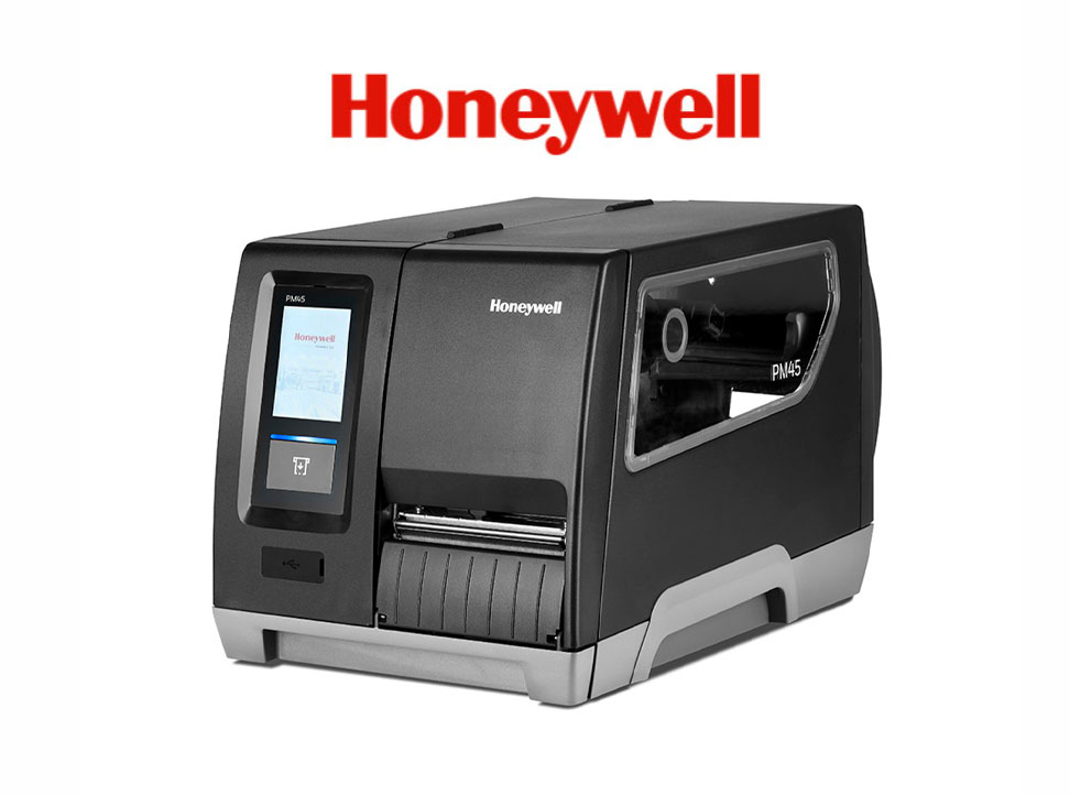 [PM45A10000030201] Impresora Honeywell PM45A, Full Touch Display, Ethernet, Fixed Hanger, Rewinder + label taken sense, TT, 203 DPI