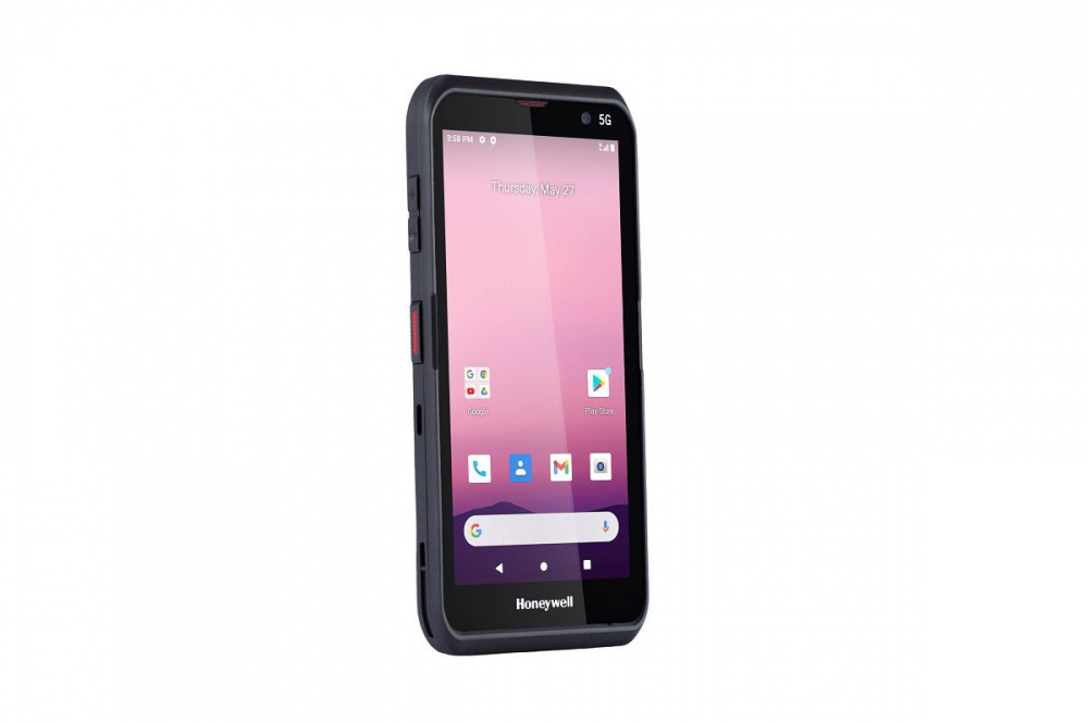 [EDA57-11BE61H21RK] Honeywell terminal EDA57 (2PIN), 5G, WWAN y WLAN, Android 12 con GMS, Wi-Fi 5, HD 1440 x 720, generador de imágenes S0703, 8 núcleos a 2,2 GHz, Memoria 4GB/64GB, Cámaras 16MP+8MP, Bluetooth 5.1, NFC, Batería 4500 mAh, USB Tipo C,El kit incluye USB -C Cable, el adaptador de corriente debe pedirse por separado.