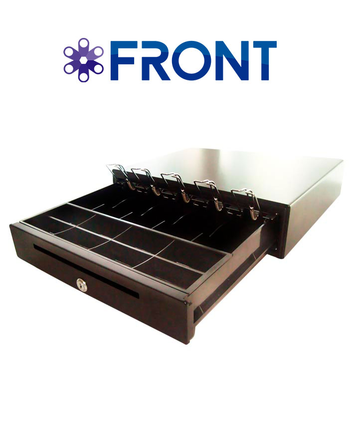 [CS400C-5B8C] METAL CASH DRAWER/ONE SLOT/5 BILL 8 COIN/BLACK