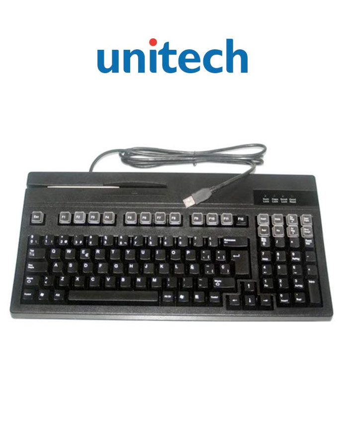 [K2714SU-B] Keyboard, dual track MSR, USB, black, Spanish